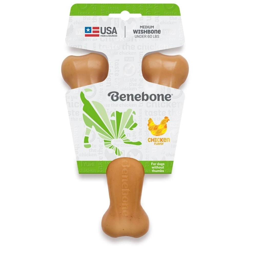 Benebone Wishbone Kylling M - tyggeben med kylling